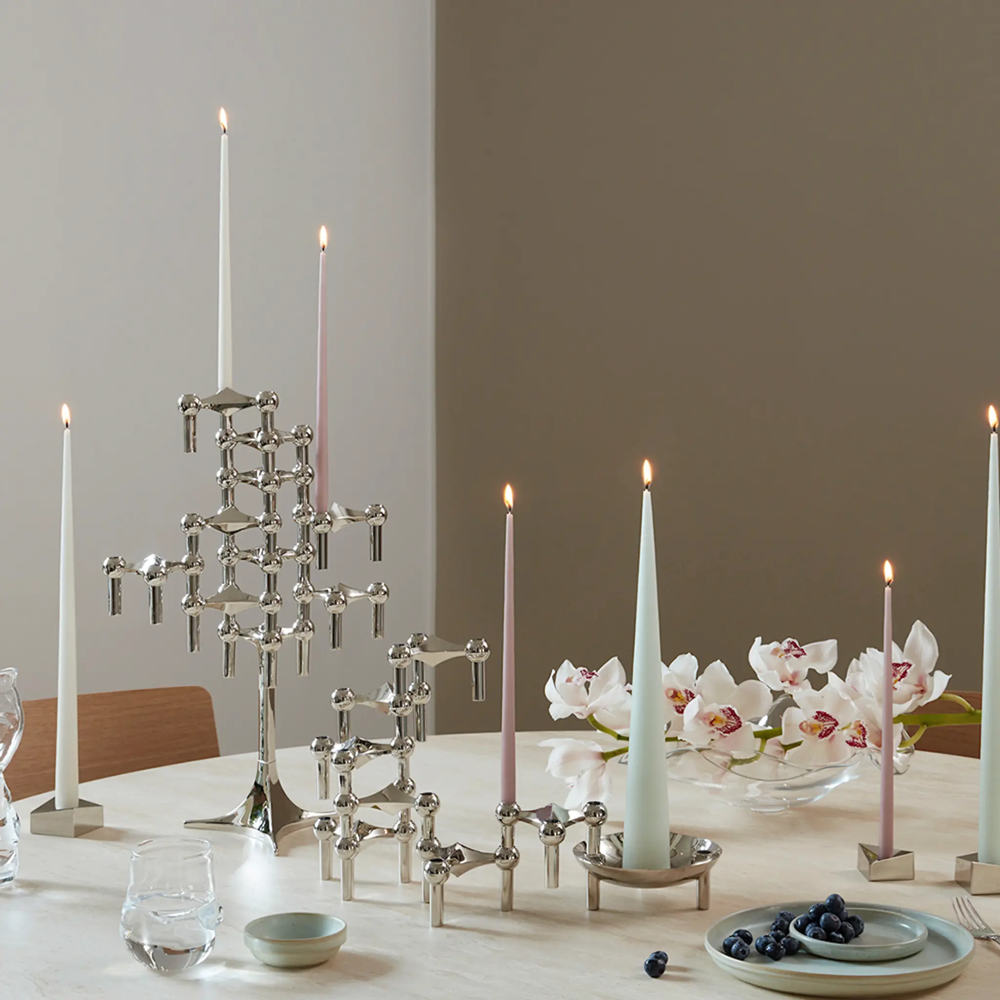 Stoff Nagel Stoff Nagel antikljus by Ester & Erik 29 cm 6-pack Latte