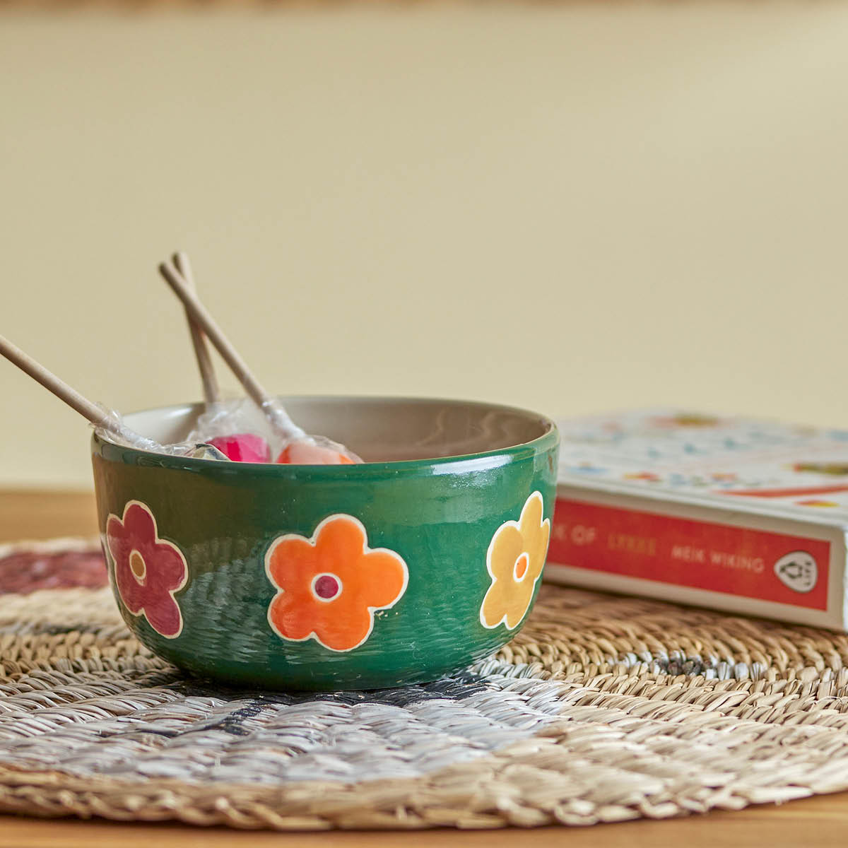 Bloomingville MINI Addy skål 12 cm 36 cl grön