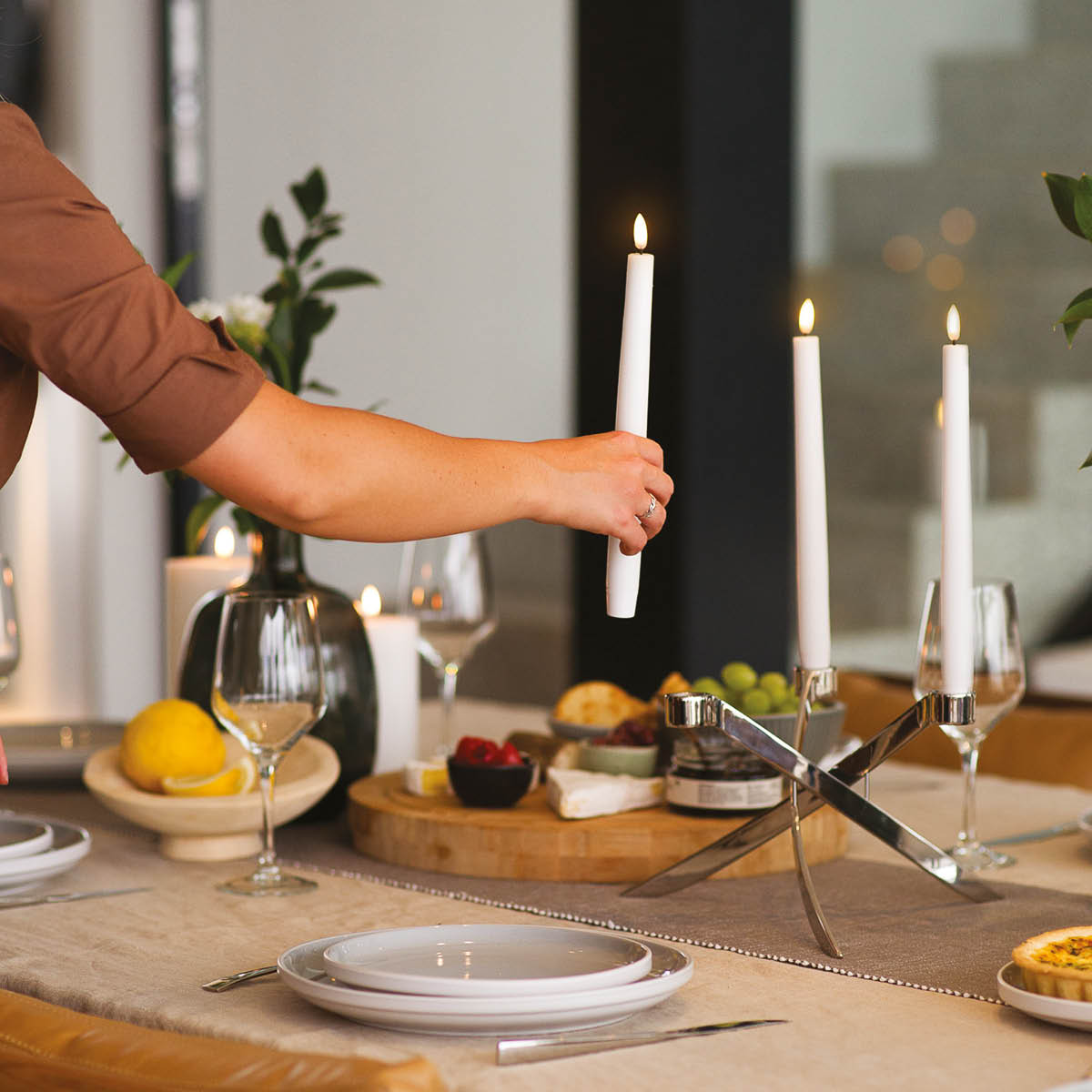 Uyuni Lighting Led Kronljus 25 cm 2-pack Vit