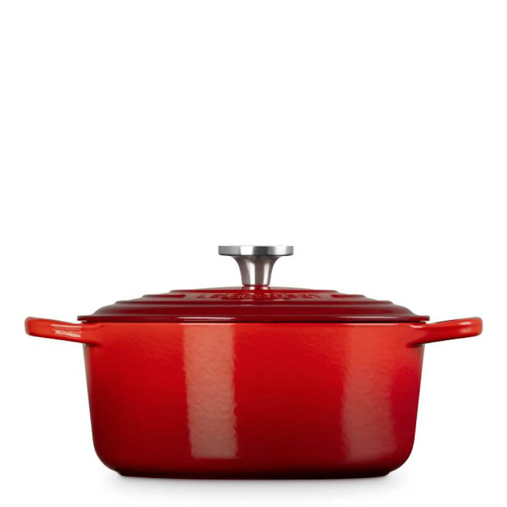 Le Creuset Signature gjutjärnsgryta rund 4,2L 24 cm cerise/crucible knob