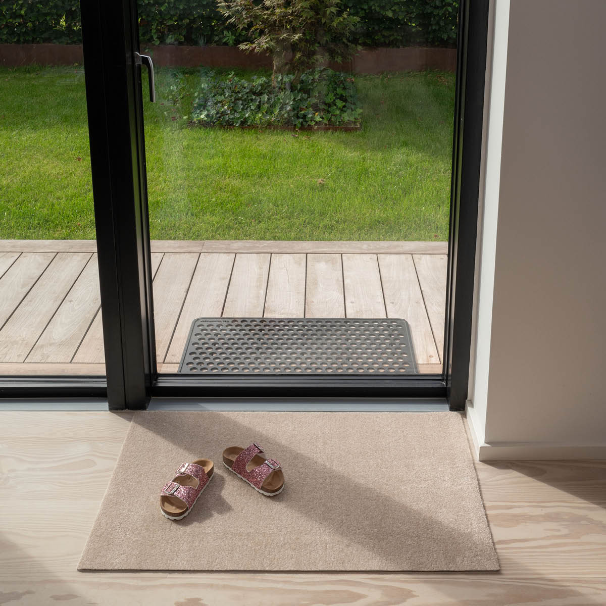 Tica Copenhagen Unicolor golvmatta 90x60 cm ivory