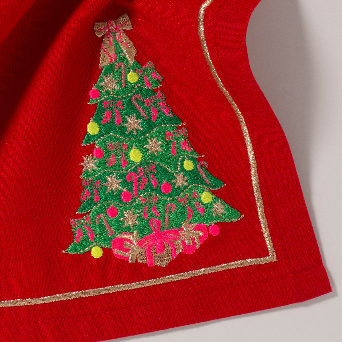 Vondels Santa's Favorites Servetti joulukuusi 45 cm 2 kpl Punainen