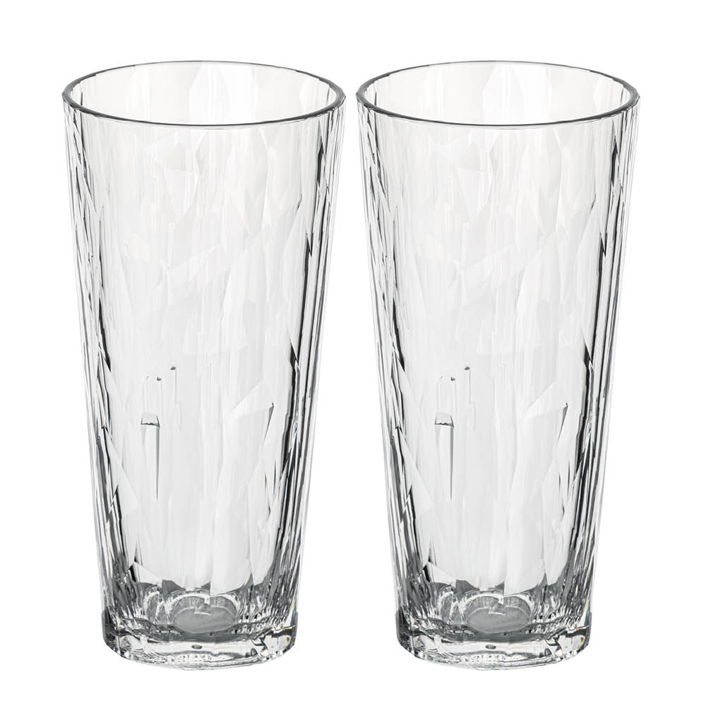 Koziol Superglas Club No.19 drinkglas 25 cl 2-pack
