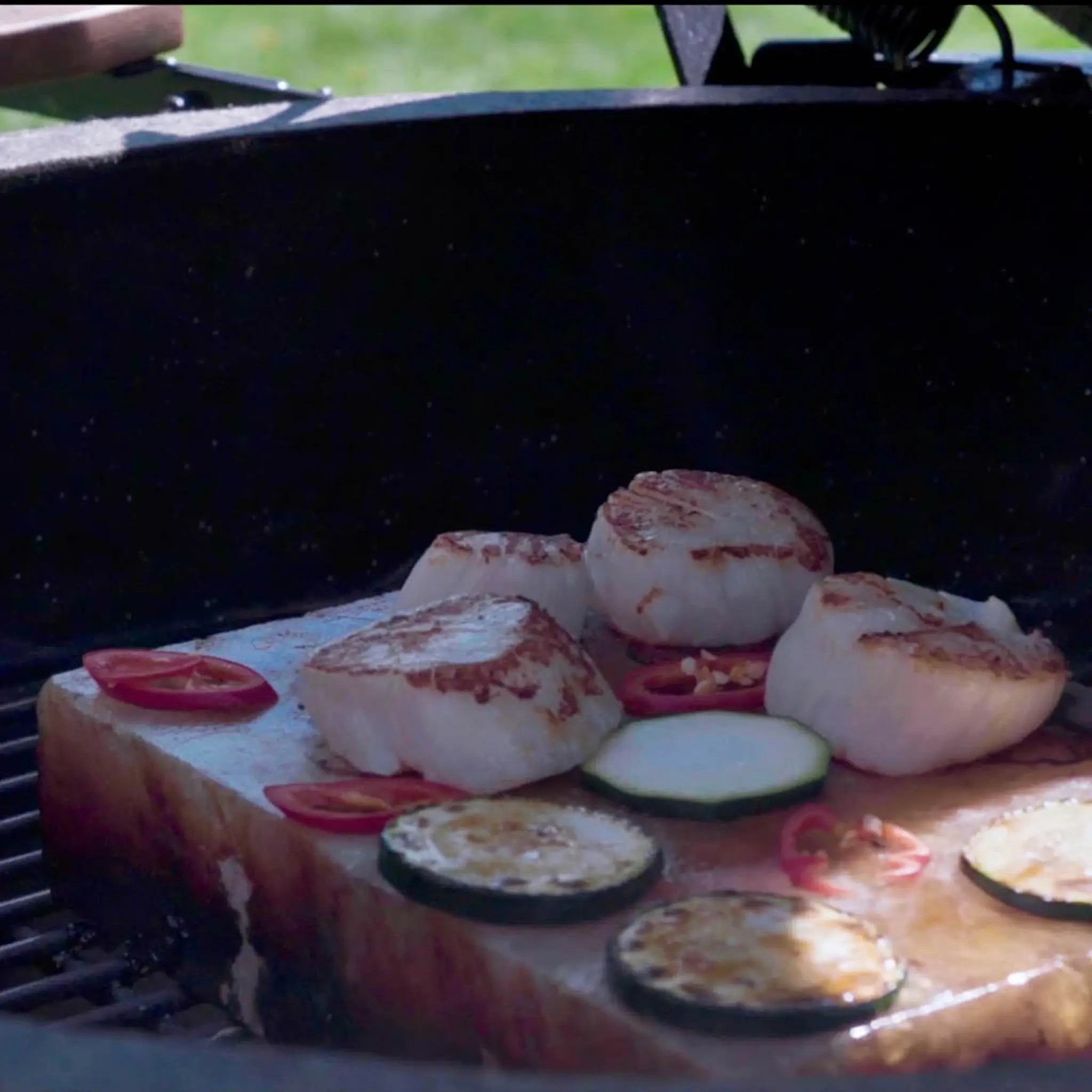 Rivsalt BBQ Pro Suolakivi 2 kpl metallitarjottimella 37x21 cm