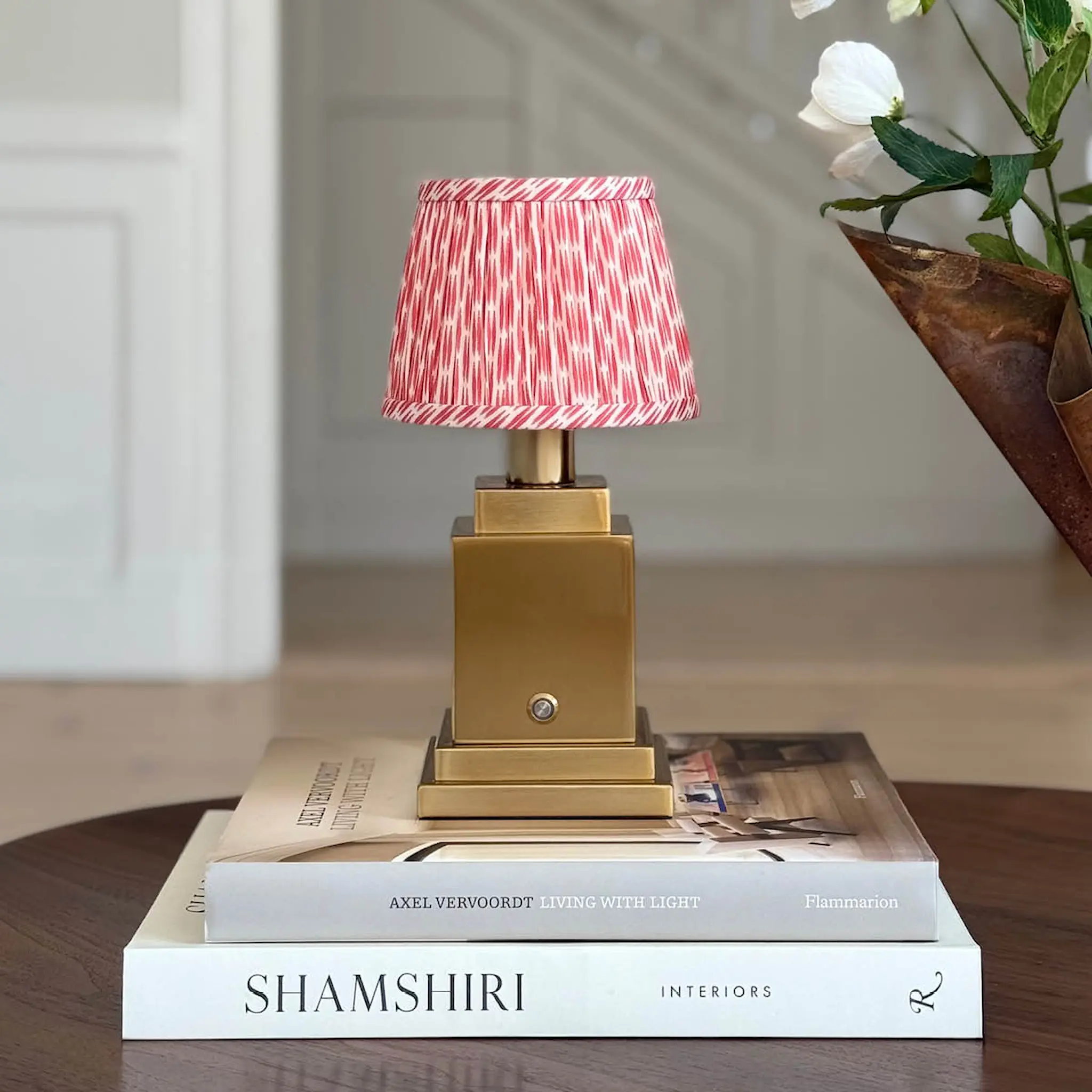 Von Norten Lampskärm 14 cm Red Ikat