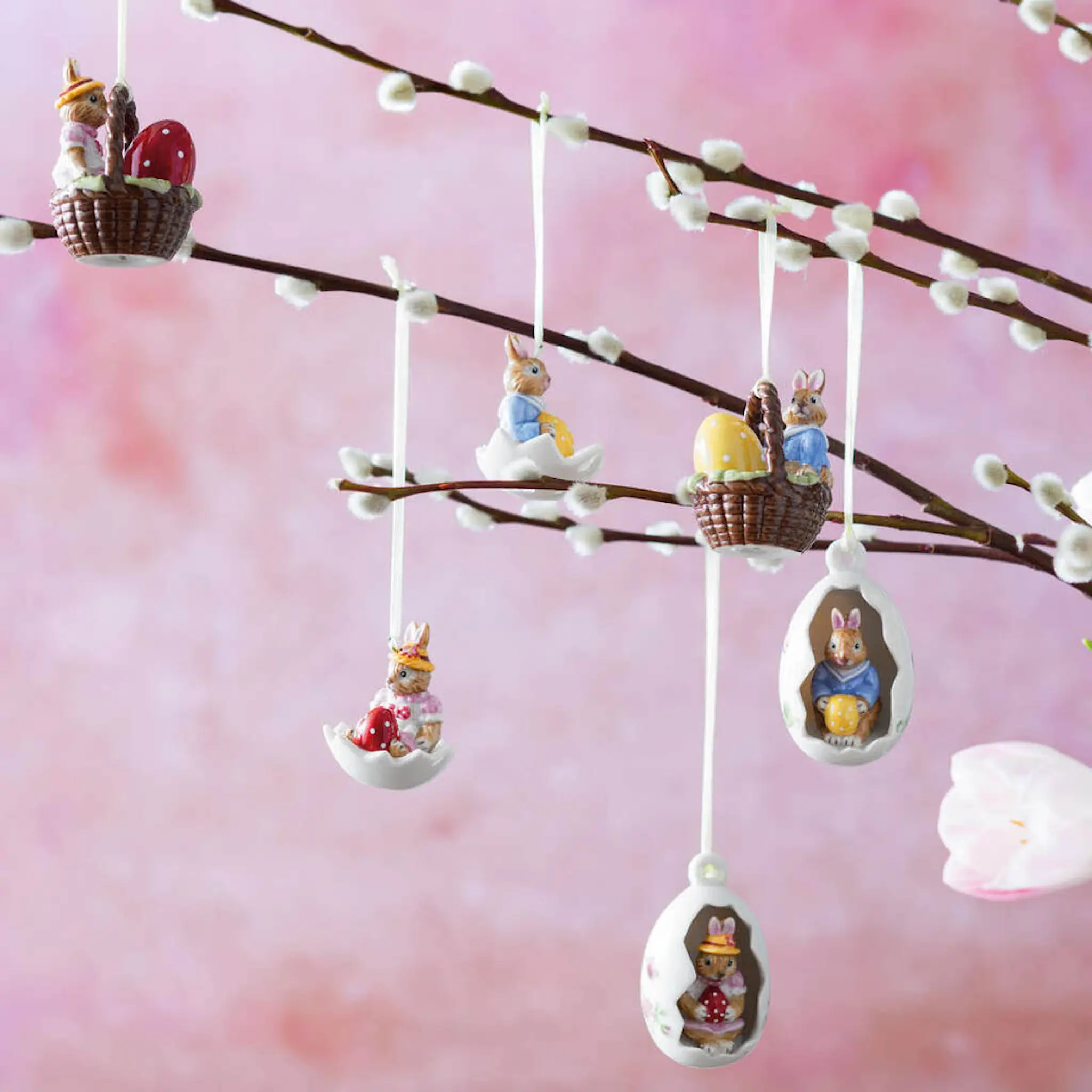 Villeroy & Boch Bunny Tales Anna ornament korg 6 cm multi