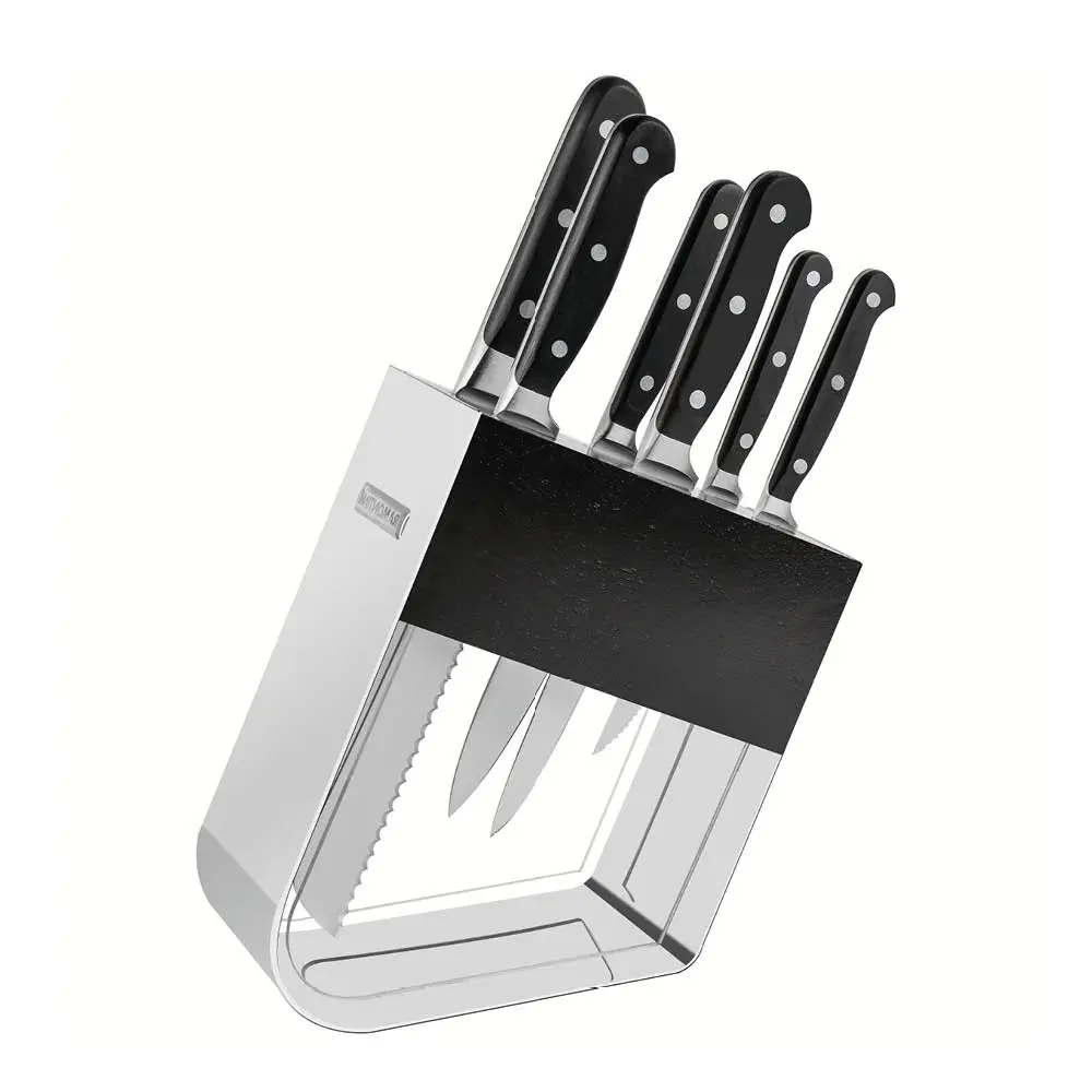 Century Veitsitukki 6 veitsillä Musta