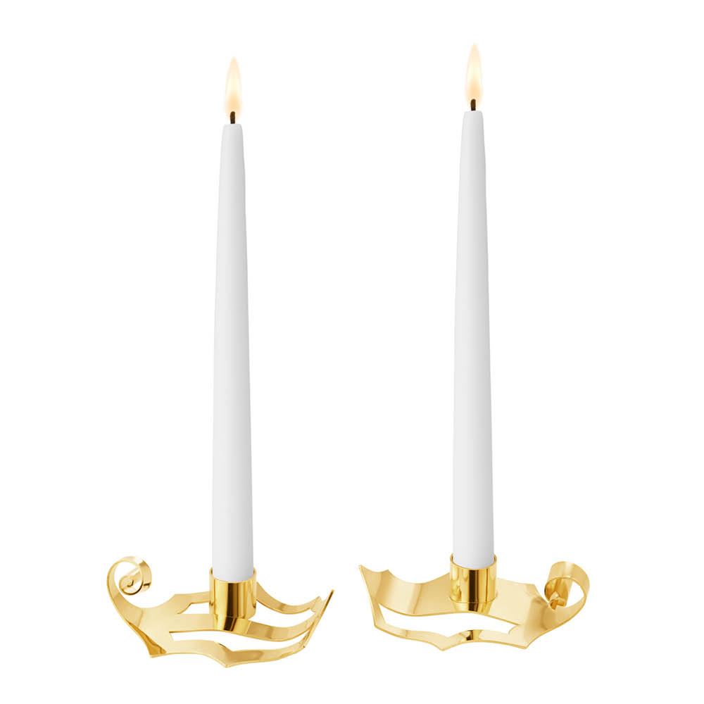Georg Jensen - 2026 Kynttilänjalka 1,8 cm 2 kpl Kulta