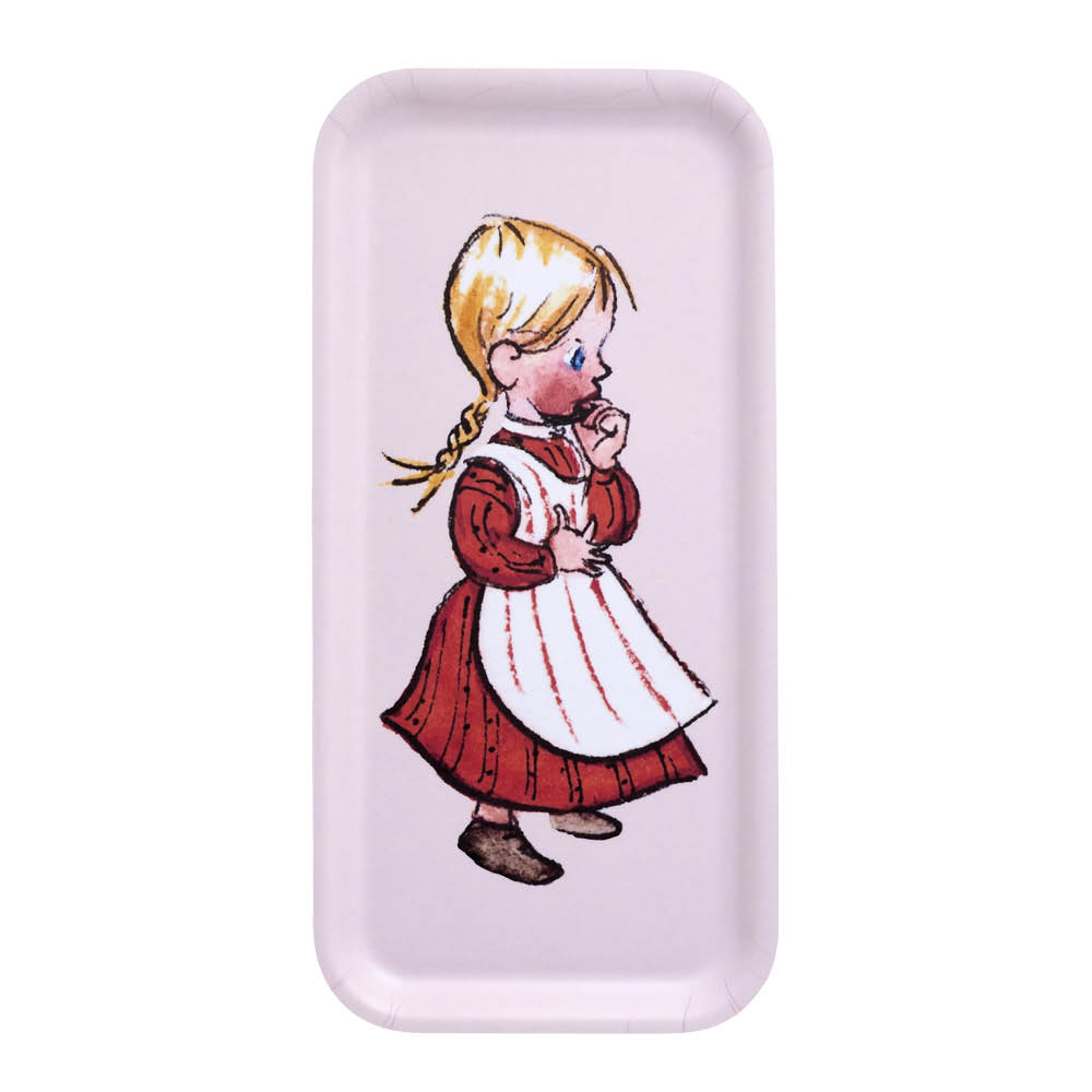 Muurla - Eemeli Tarjotin Ida 27x13 cm Vaaleanpunainen