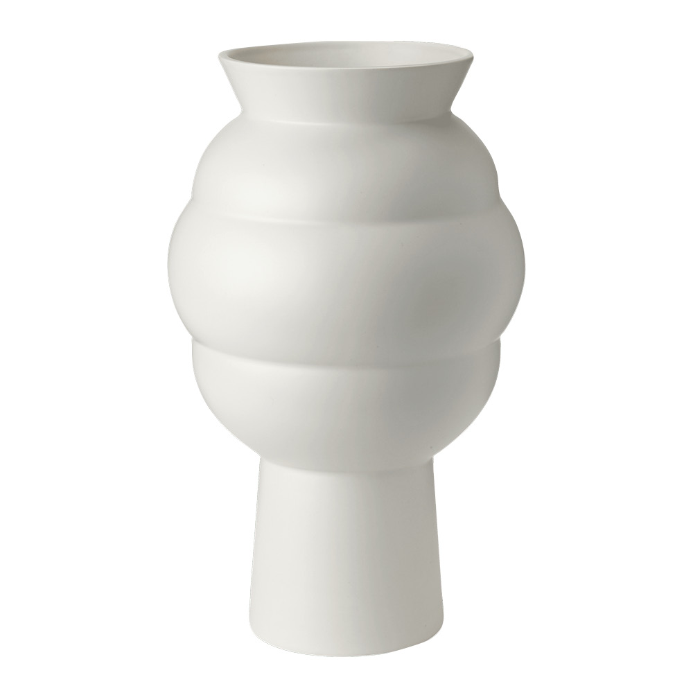 Knabstrup Keramik Tortus Archie No.4 vas 37 cm vit