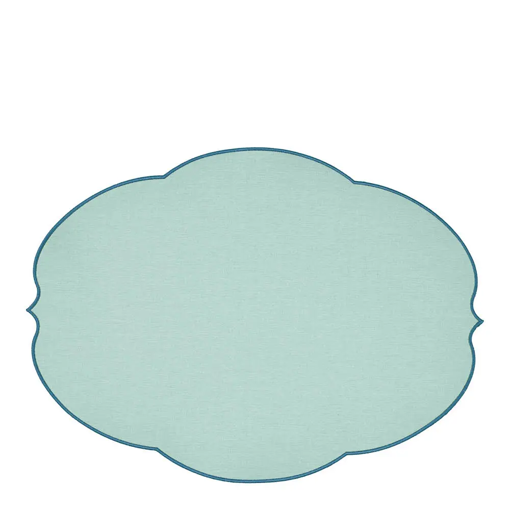 Flowers Pöytätabletti 36x49 cm Dusty Blue