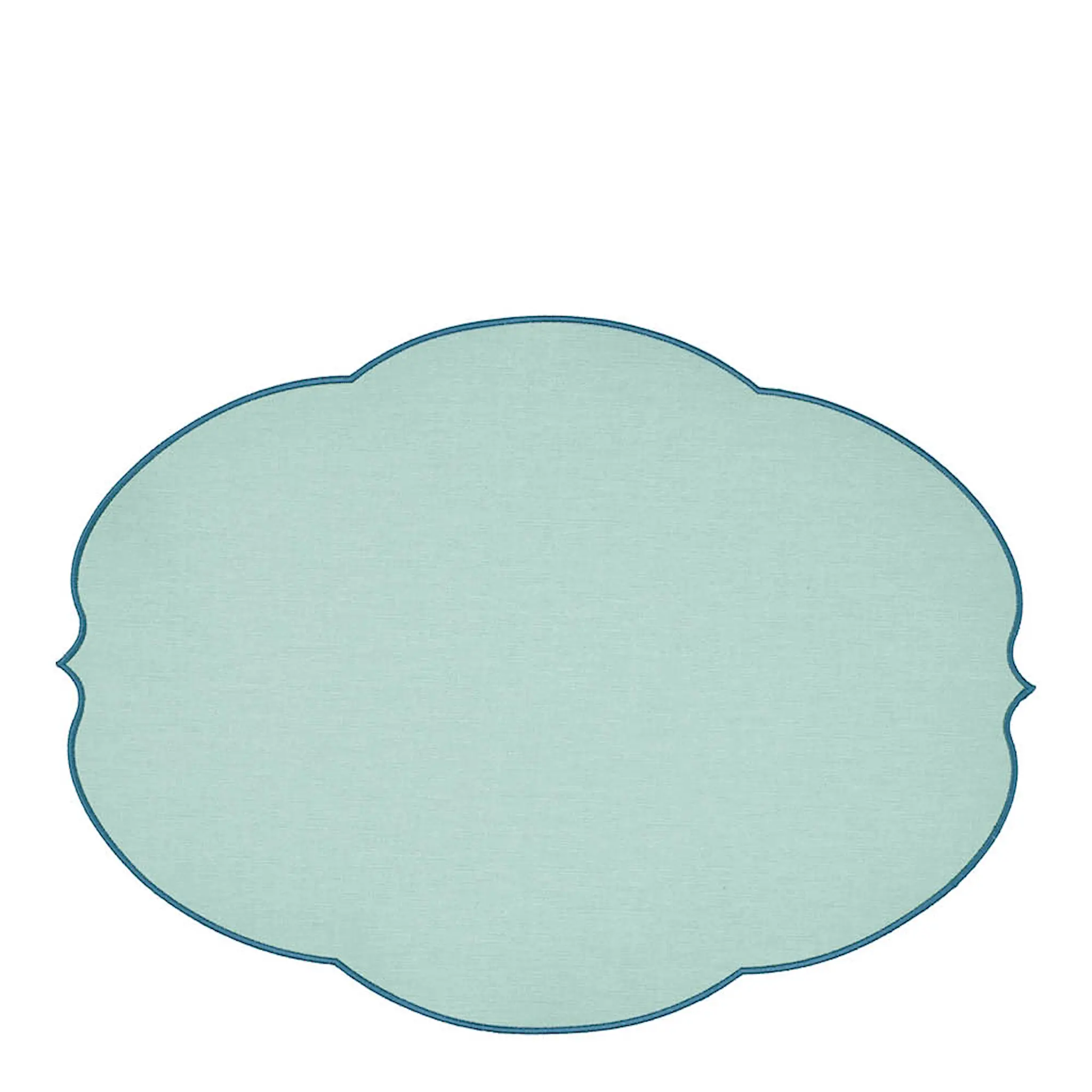 Guzzini Flowers Pöytätabletti 36x49 cm Dusty Blue