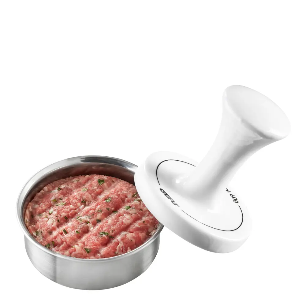 Mini Hampurilaispihvipuristin Ruostumaton