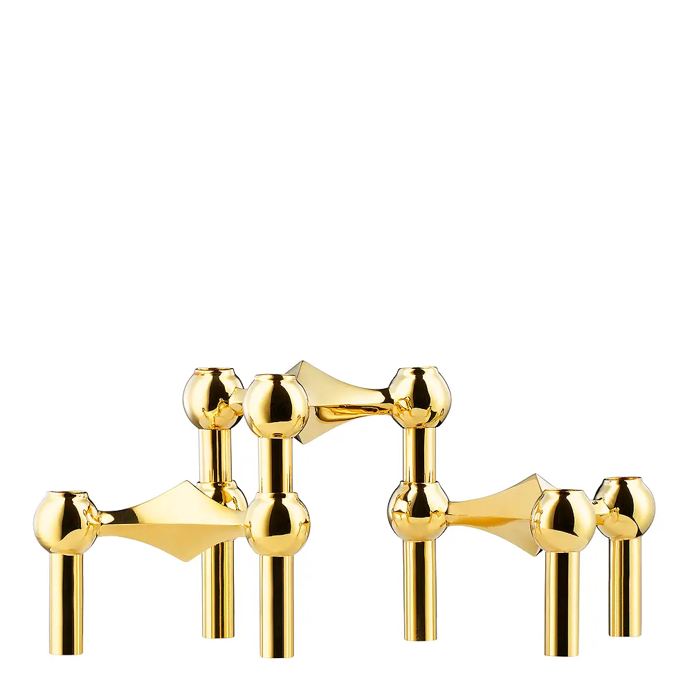 Stoff Nagel Kynttilänjalka 3 kpl Messinki