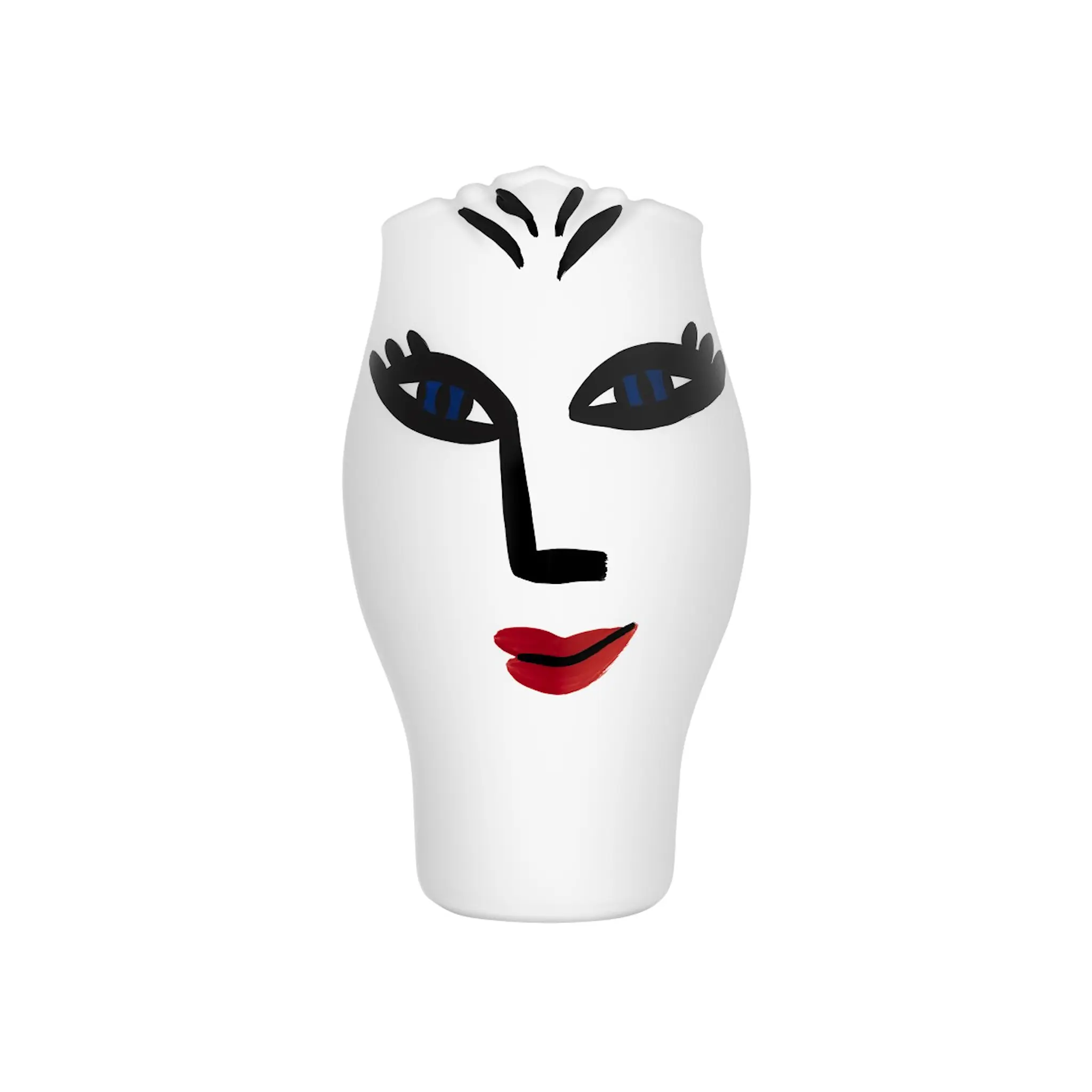 Kosta Boda Open Minds Vas 25 cm Vit/Svart