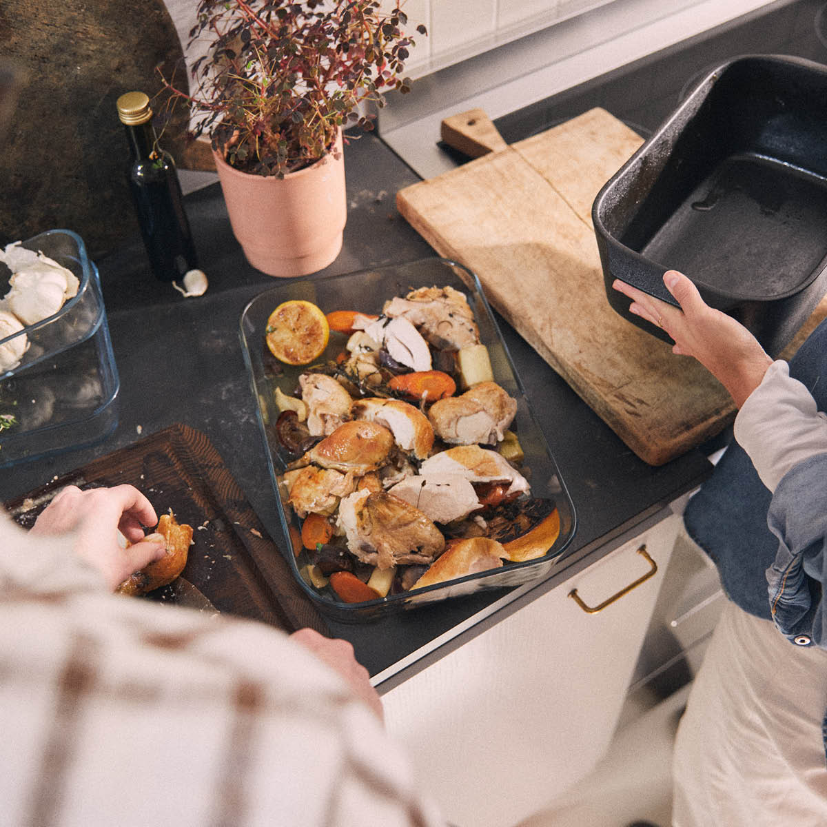 Rosendahl Bake 'n' roast Savipata 5,0 L Harmaa