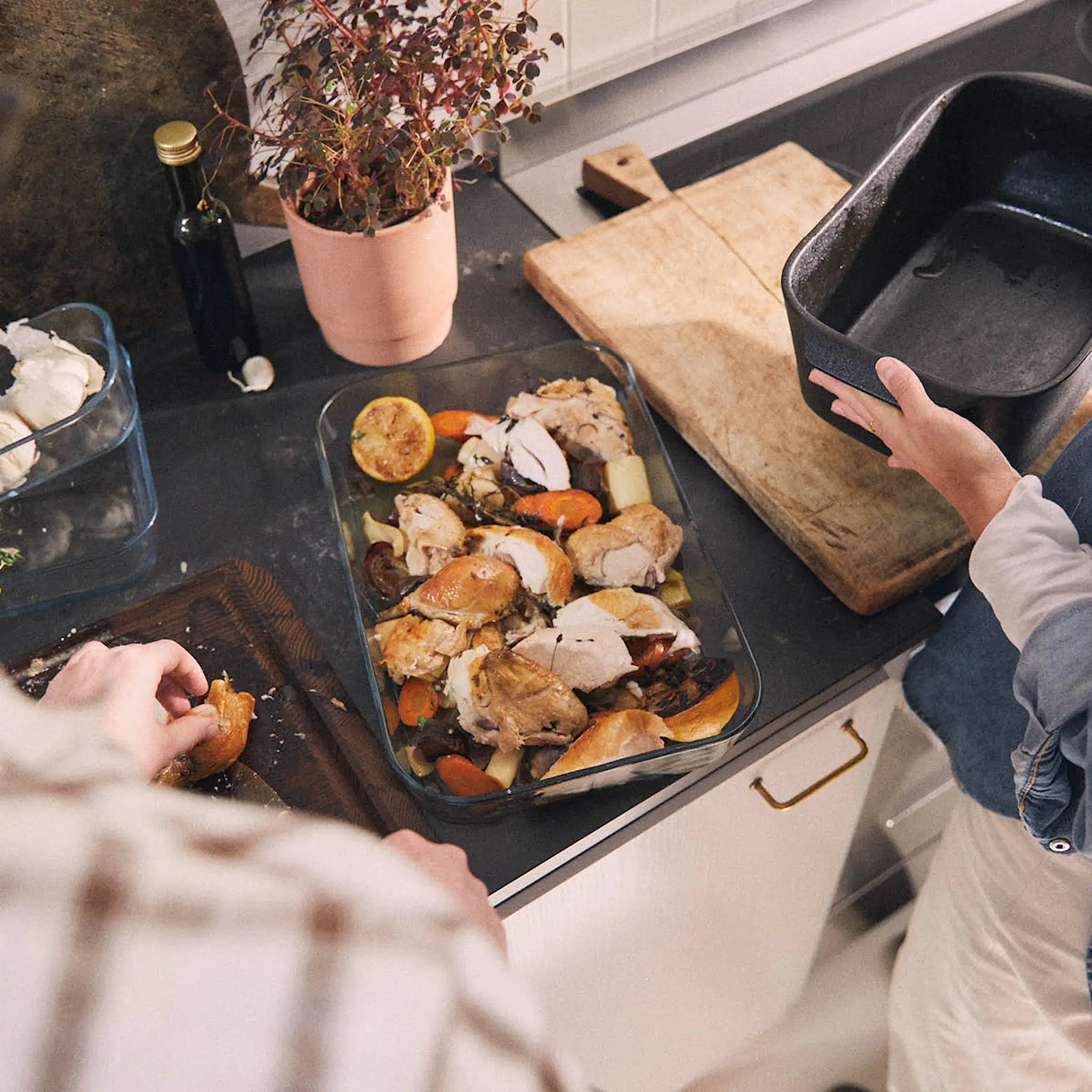 Rosendahl Bake 'n' roast Savipata 5,0 L Harmaa