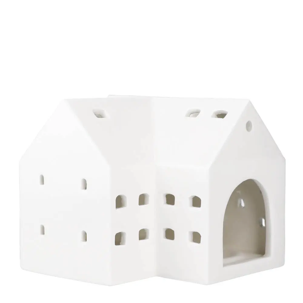 Urbania kynttilälyhty 10,5 cm stall valkoinen