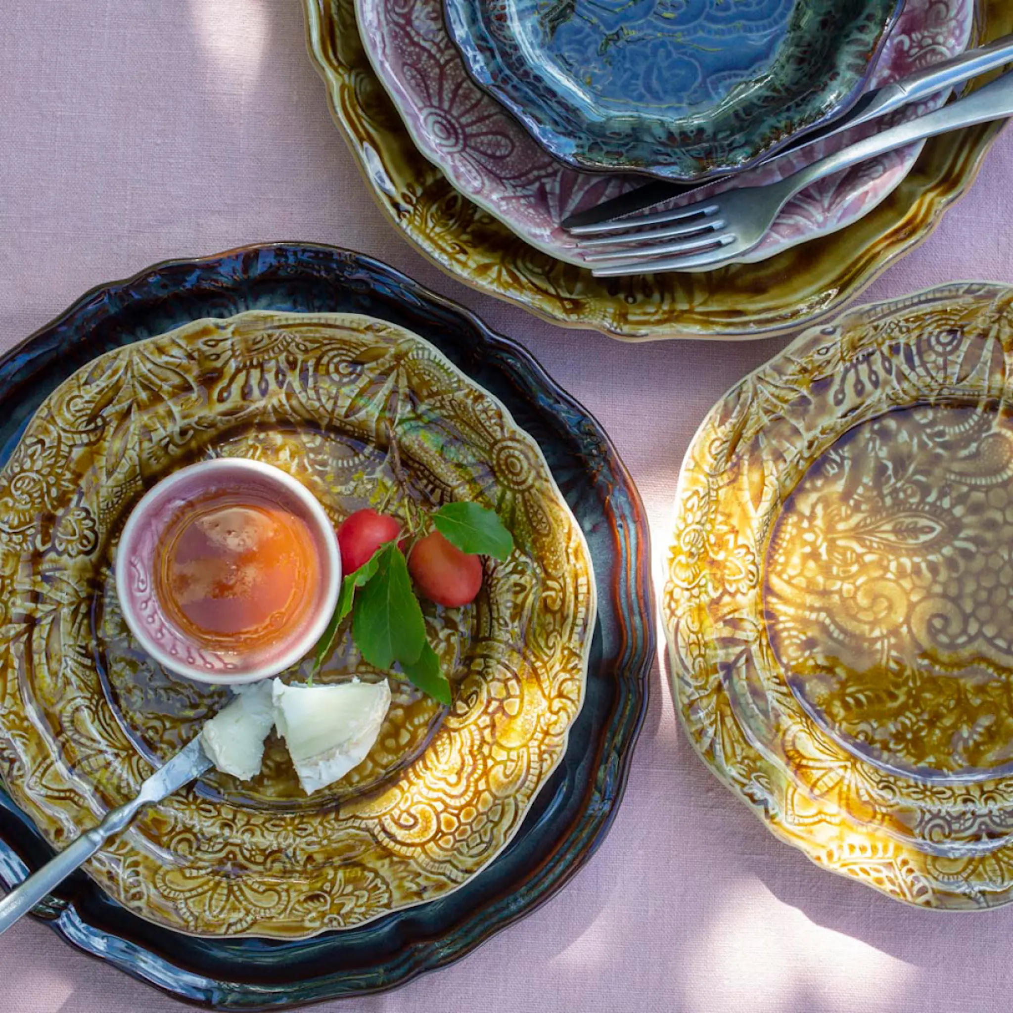 Sthål Arabesque Tallrik 23 cm Old Rose