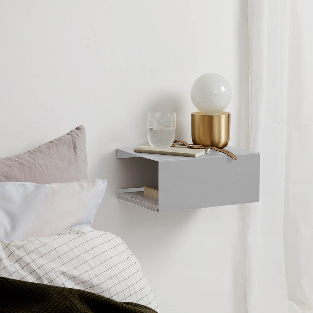 ReCollector BoxShelf hylla 35x25x15 cm Stone Silver