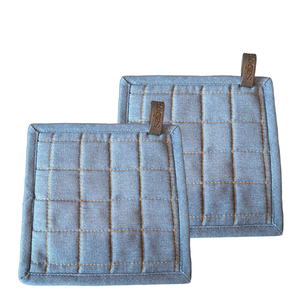 Sabor - Home Patakinnas 20x20 cm 2 kpl Sininen