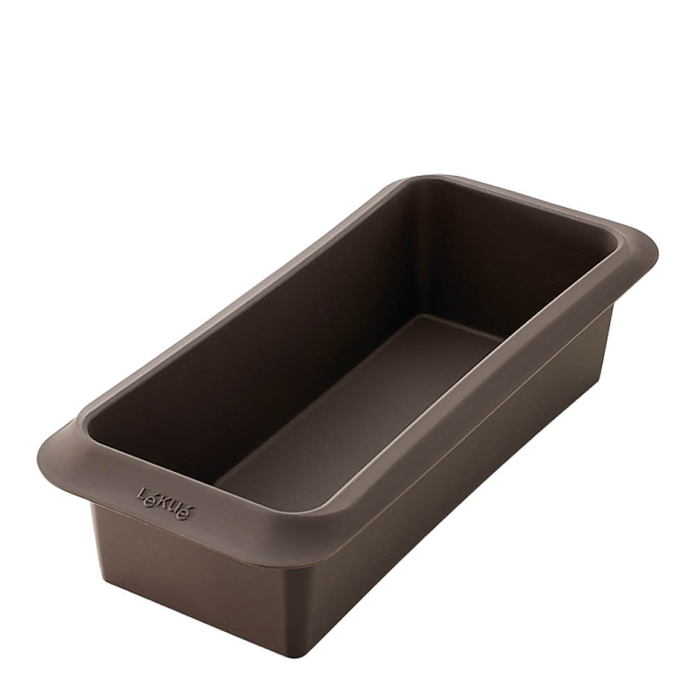 Lékué Silikonform för bröd eller kaka 25x13 cm brun