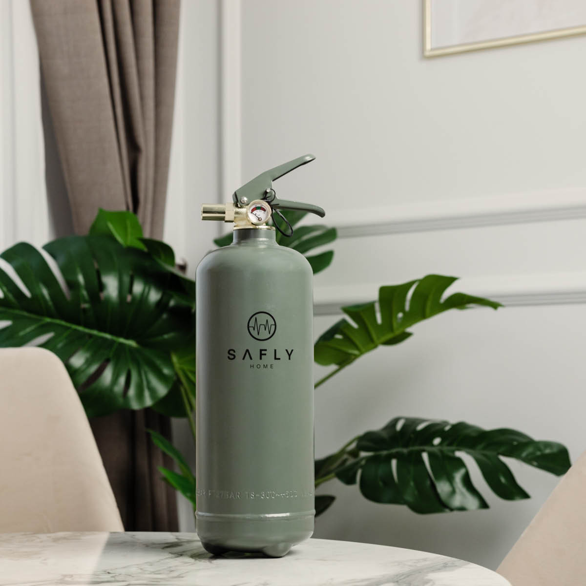 Safly Brandsläckare 2 kg grön