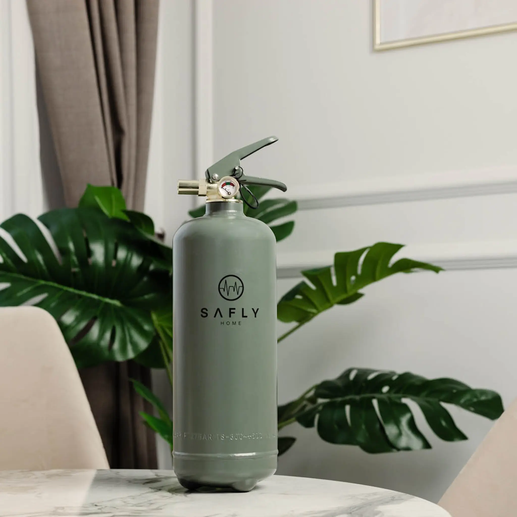 Safly Brandsläckare 2 kg grön