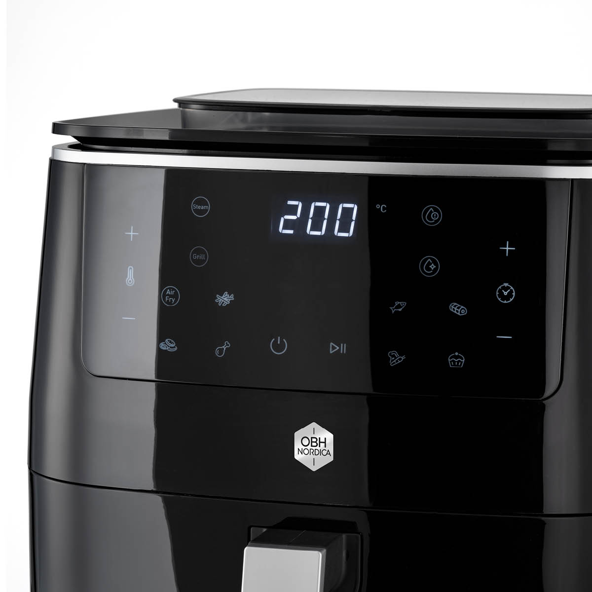 OBH Nordica Easy Fryer 3In1 Steam+ 6,5 L 1900W FW2018S0 svart