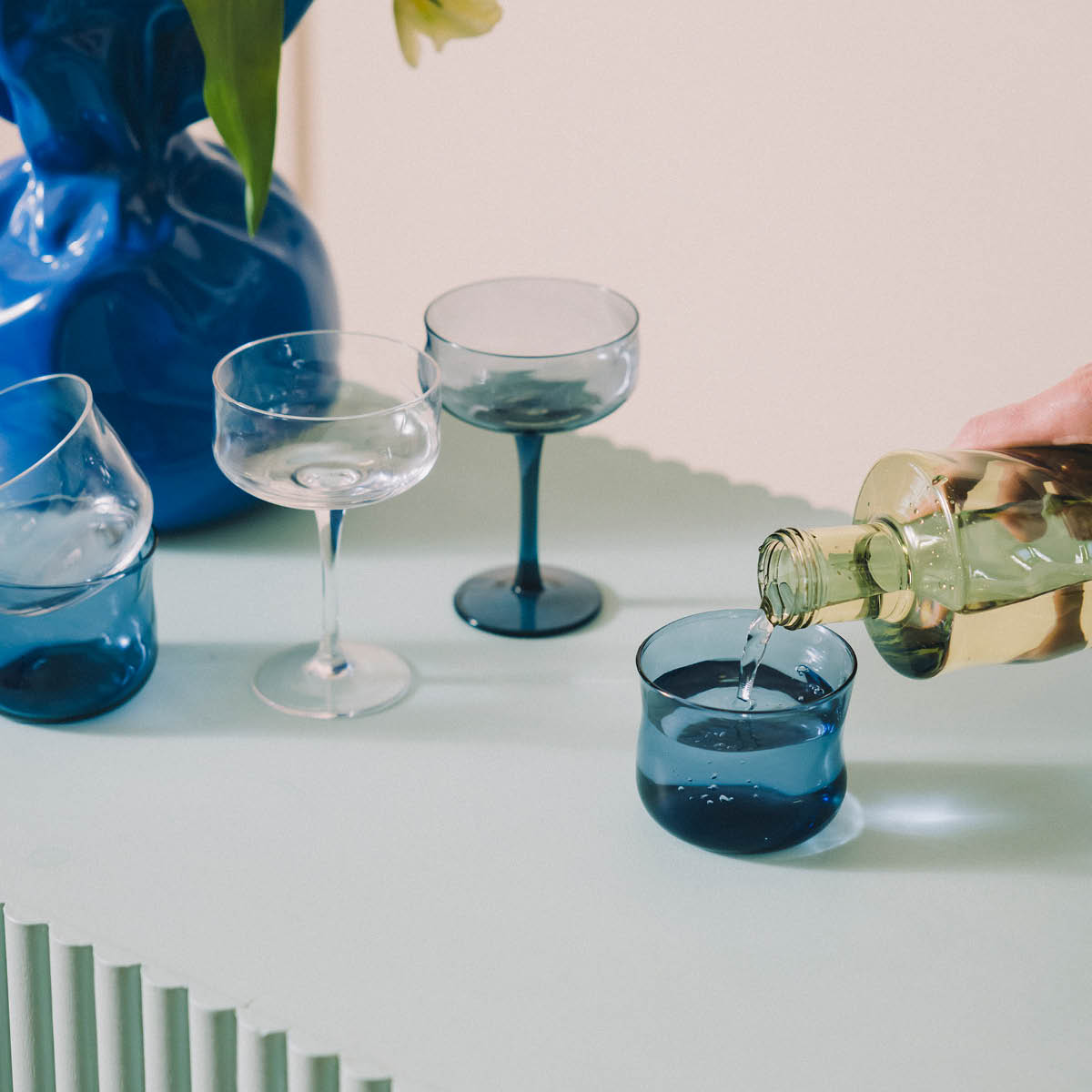 Paveau Swirl Coupe-cocktail glass 26 cl 2 stk Wave