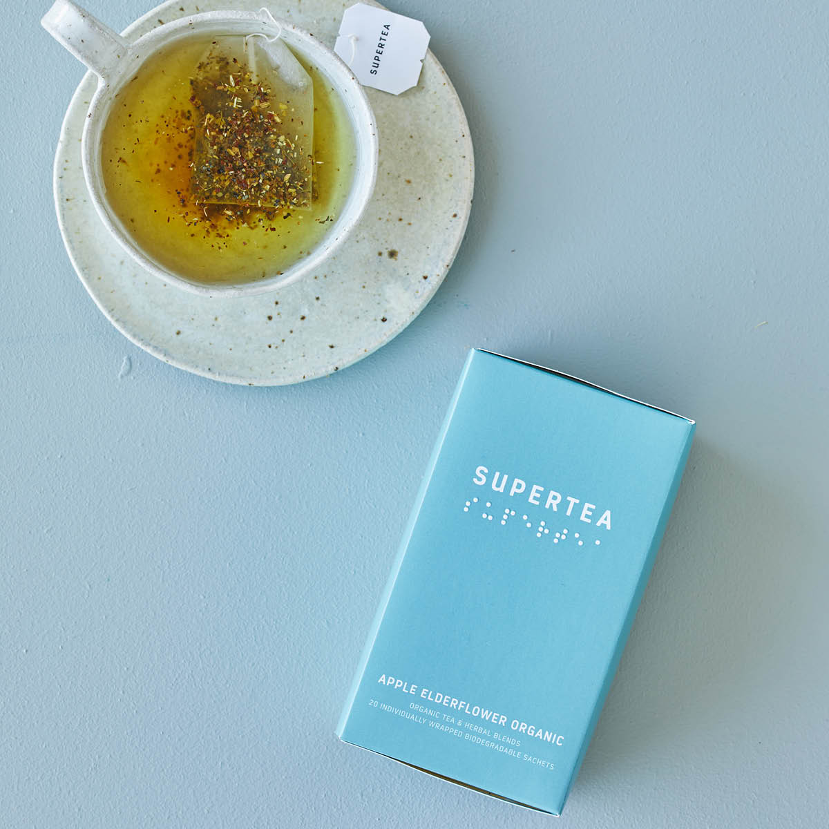 Teministeriet Supertea ekologiskt örtte 30g 20-pack äpple fläderblom