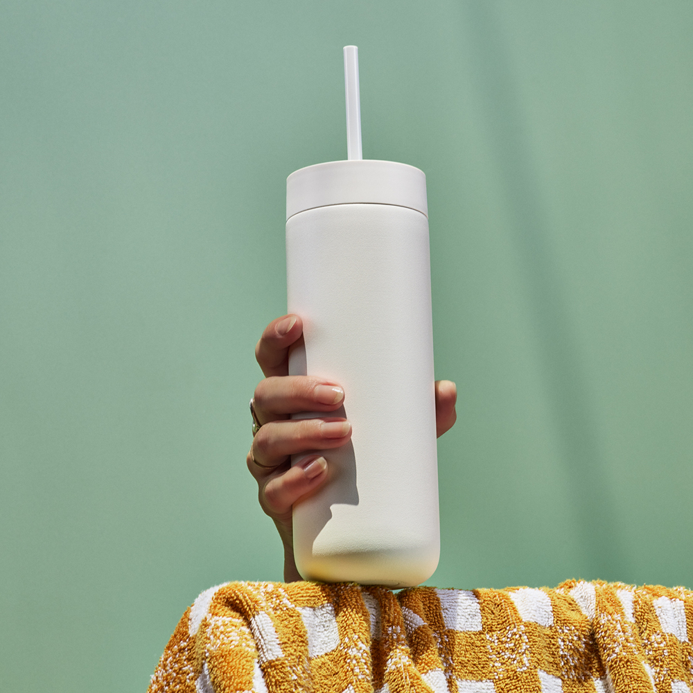 Fellow Carter Cold tumbler med sugrör 475 ml vit