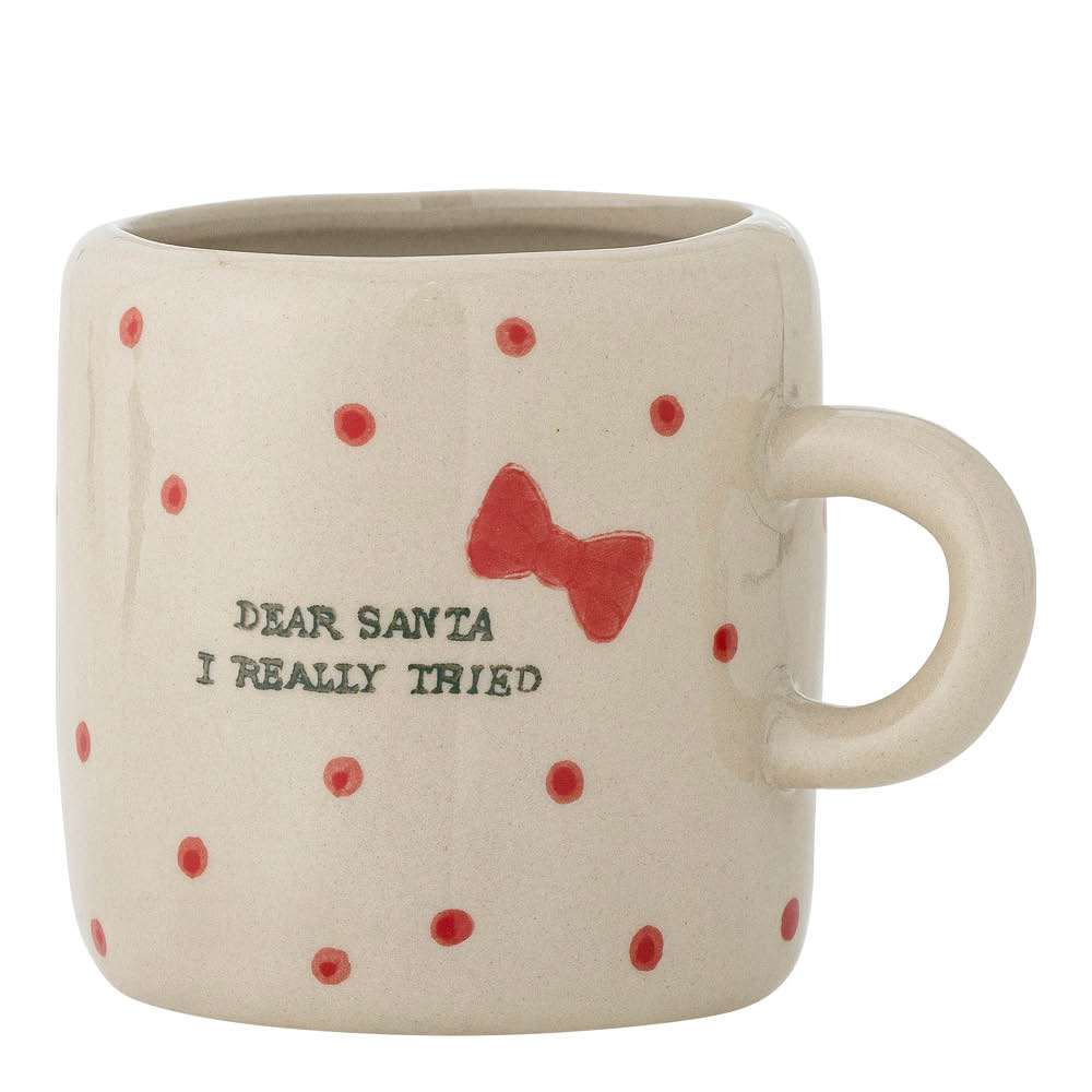 Bloomingville Christy krus 25 cl Dear Santa I Really Tried