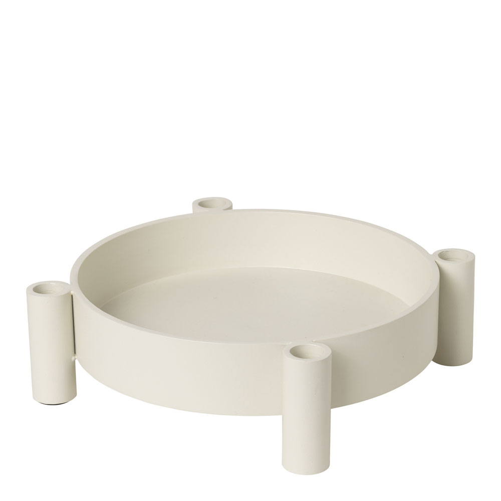 Broste Copenhagen Silke adventsstake 32 cm rainy day grey