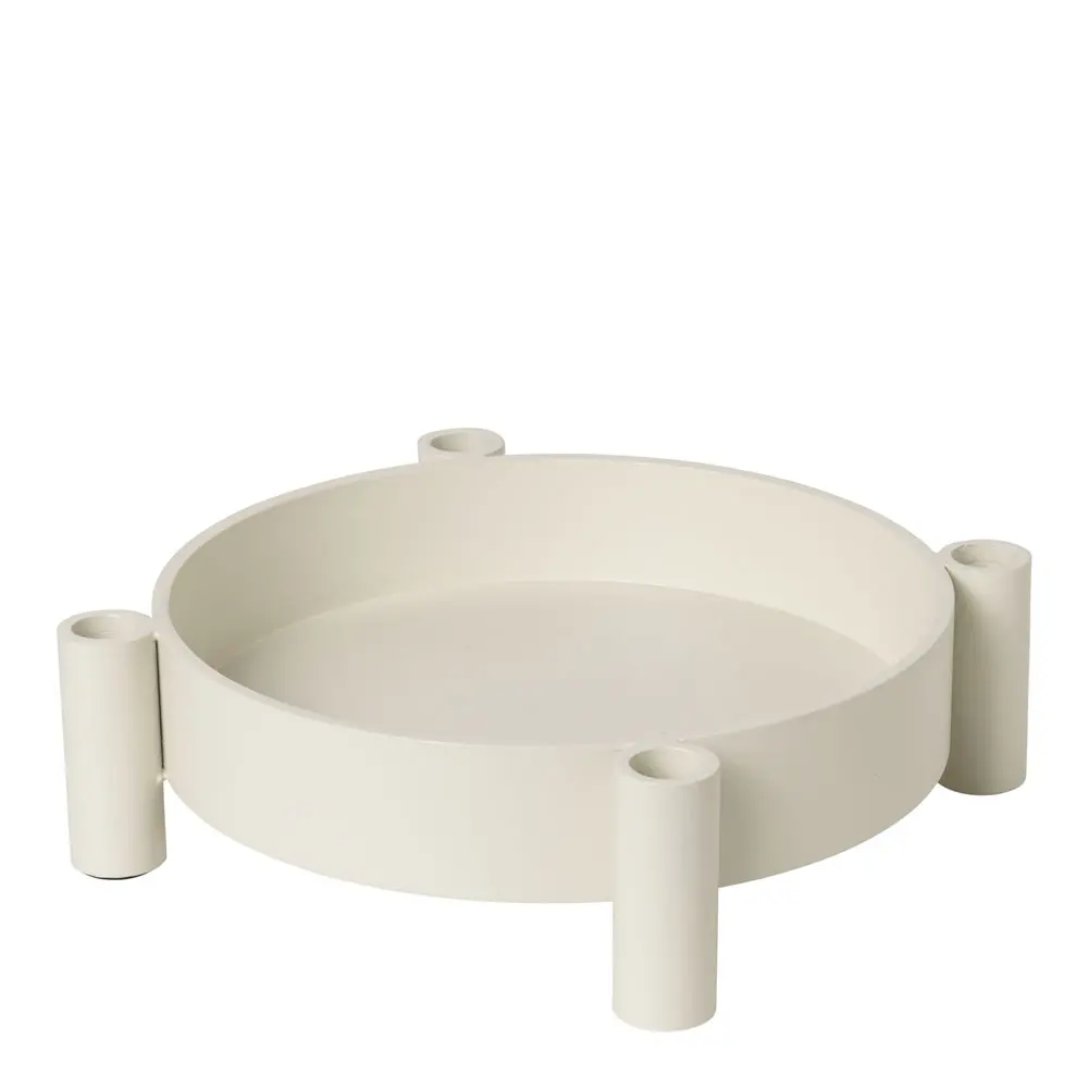 Silke adventsstake 32 cm rainy day grey