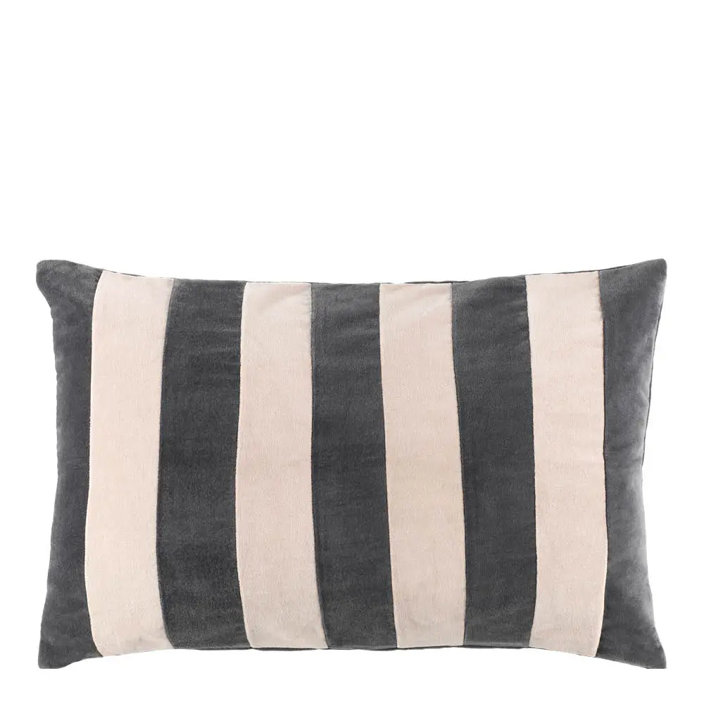Hanko pute fløyel 60x40 cm grå beige
