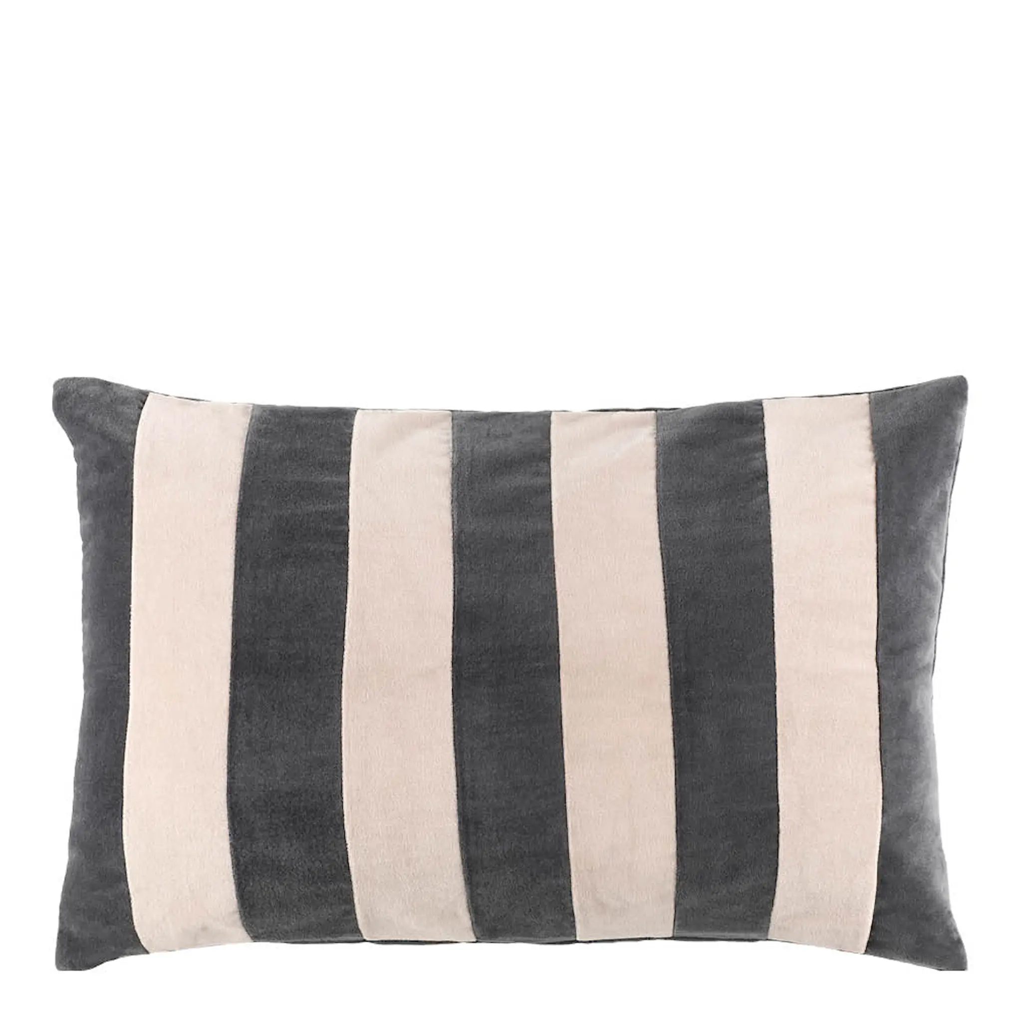 Fanni K Hanko pute fløyel 60x40 cm grå beige