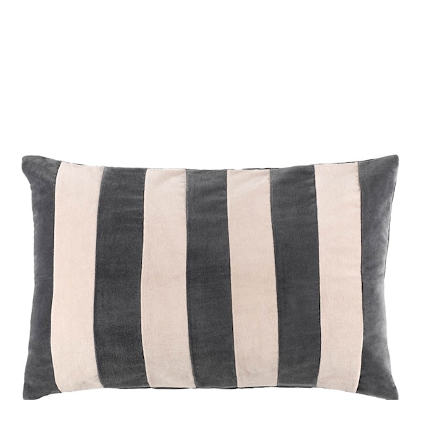 Hanko kudde sammet 60x40 cm grå beige