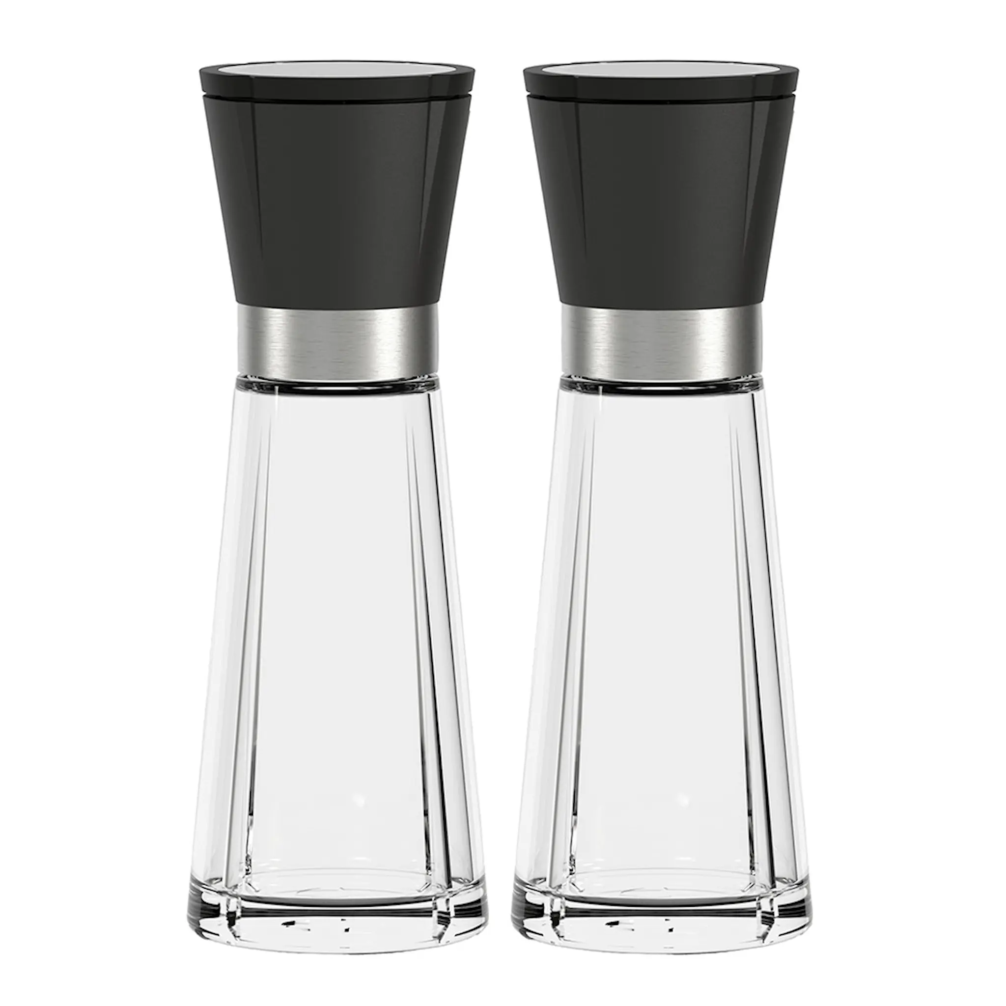 Rosendahl Grand Cru salt- och pepparset 20,5 cm svart/stål