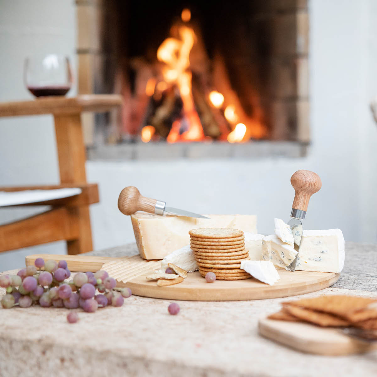 Sagaform Nature ostekniver sett 3 stk