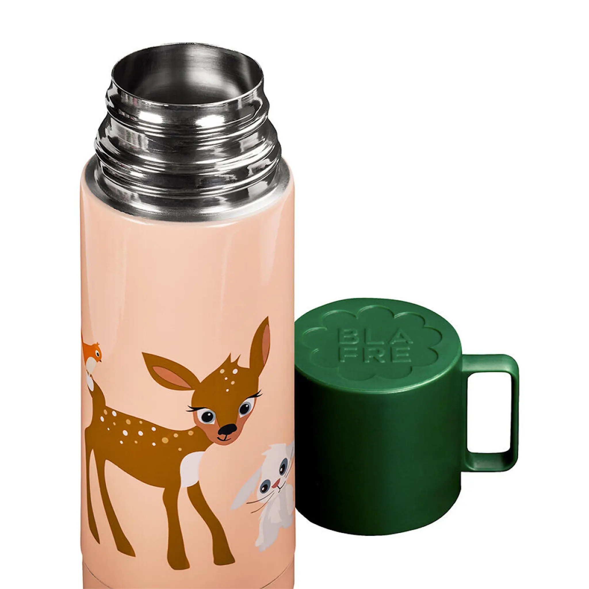 Blafre Rådjur termos 350 ml rosa