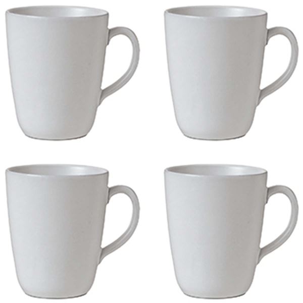 Aida Raw Crafted Arctic White Mugg 35 cl 4-pack