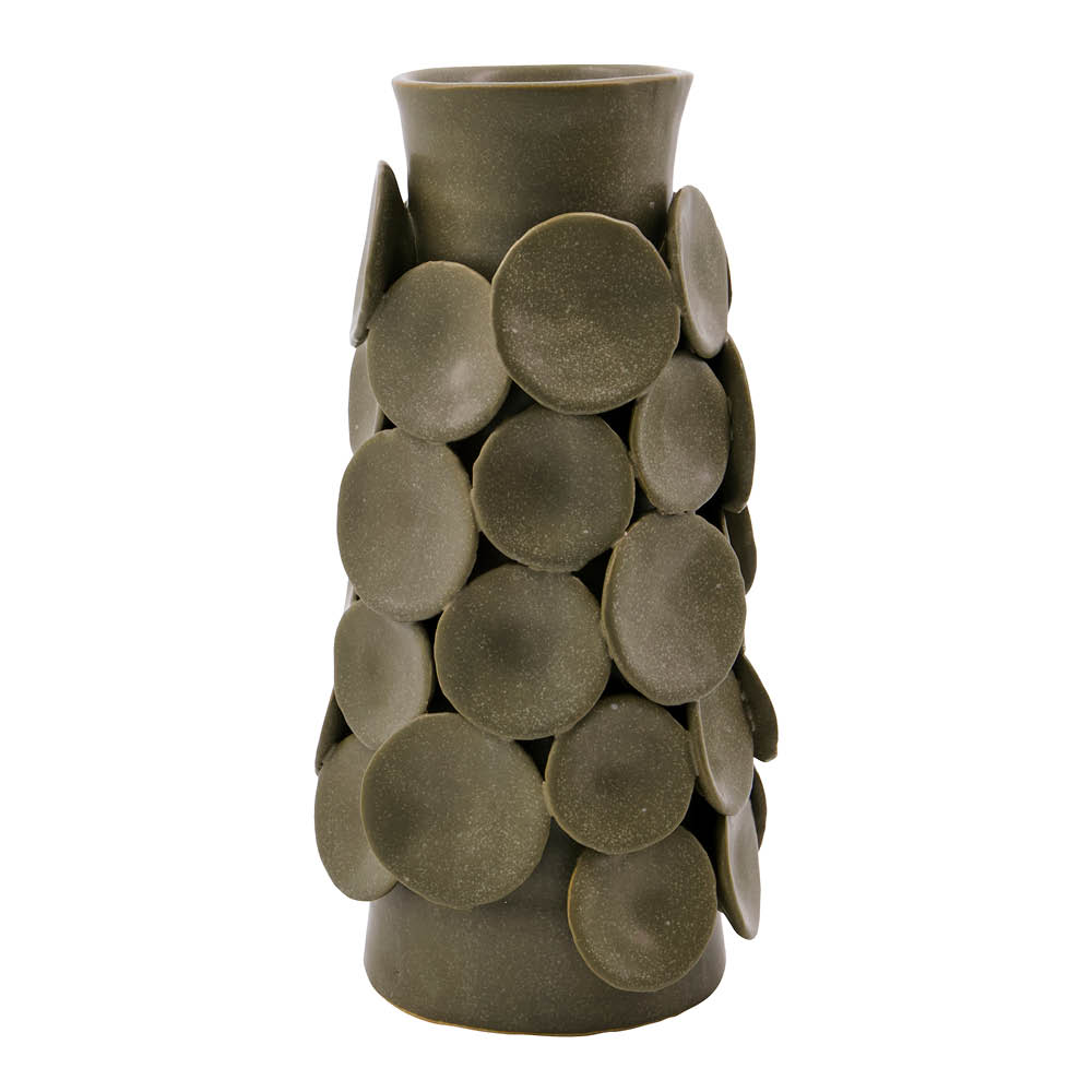 House Doctor - Maljakko Dot 26,5 cm khaki