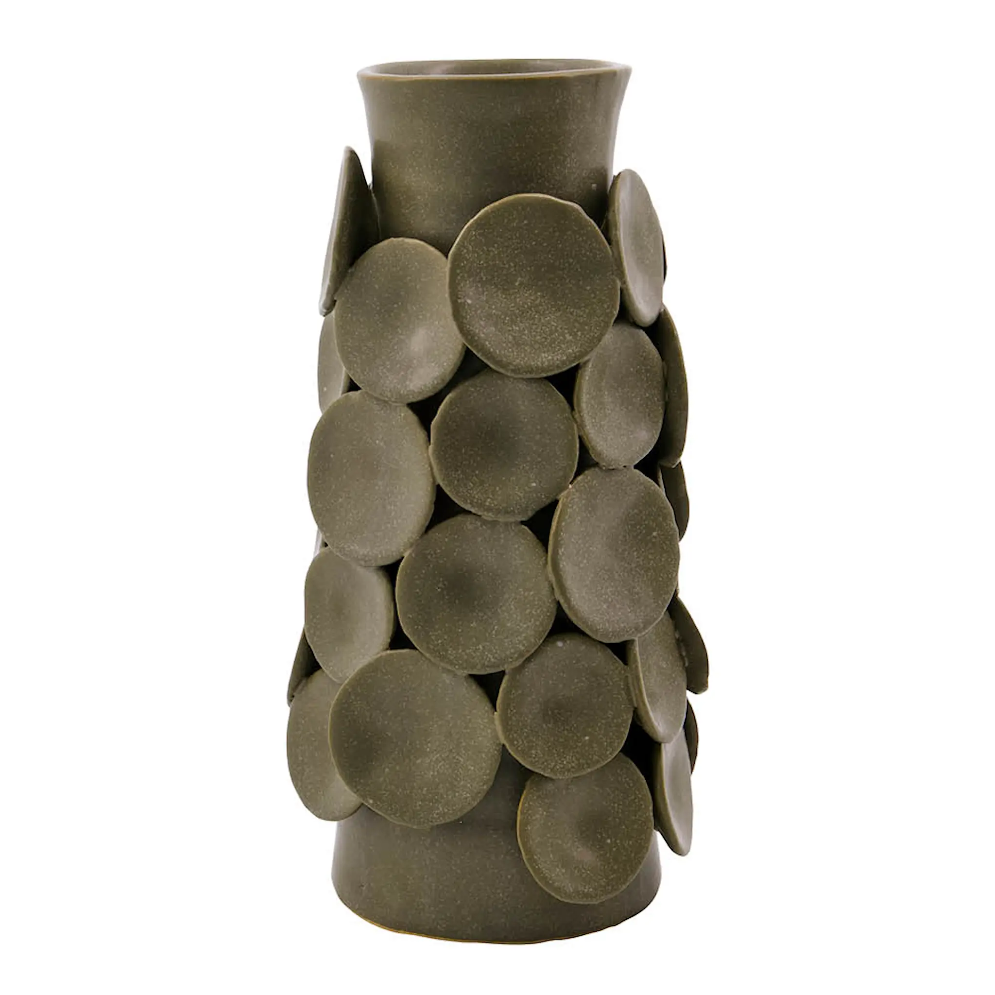 House Doctor Dot vas 26,5 cm khaki