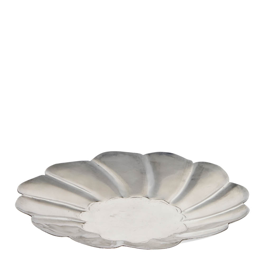 Lene Bjerre Philine brett 20 cm antikk sølv