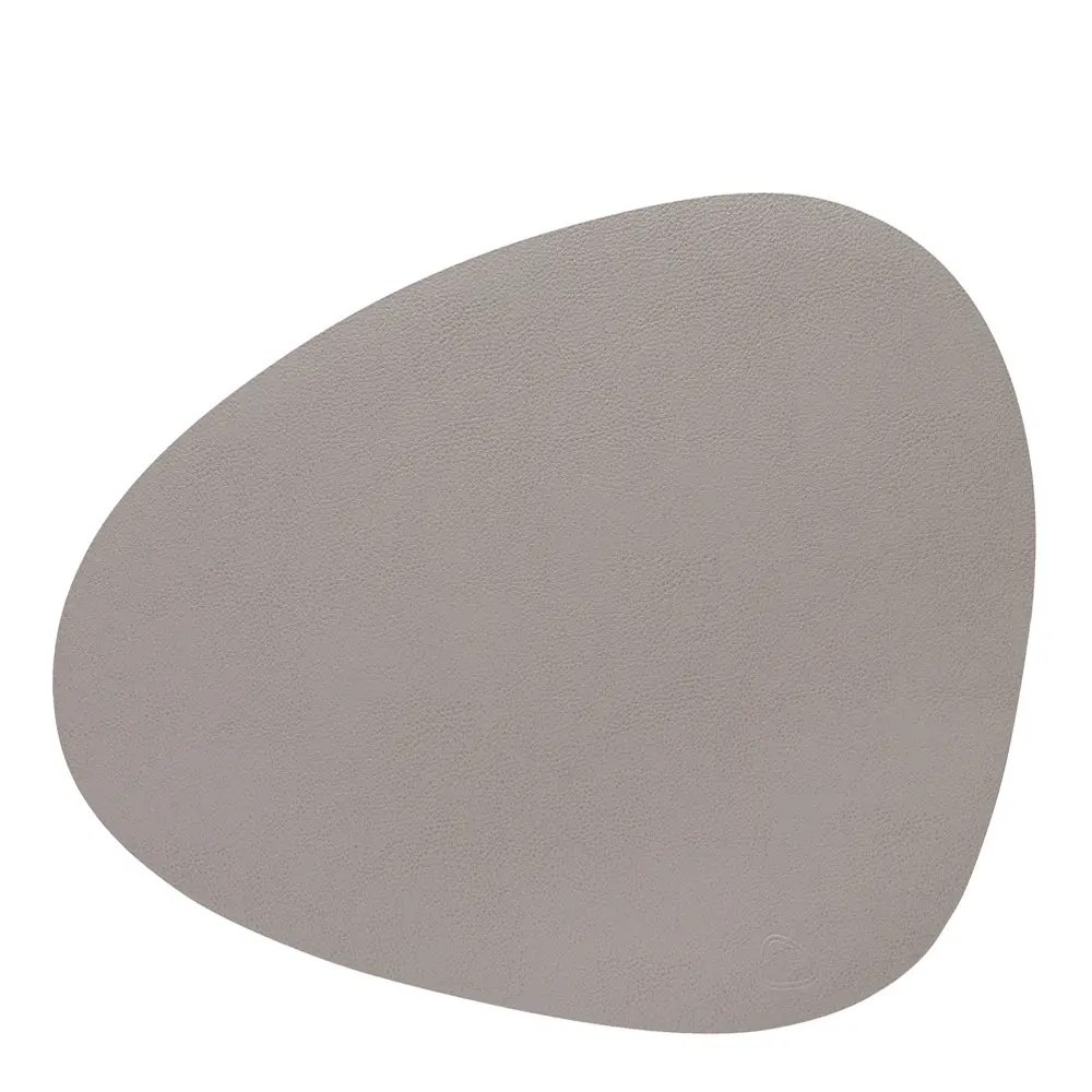 Leather Serene Curve bordbrikke L 37x44 cm ash