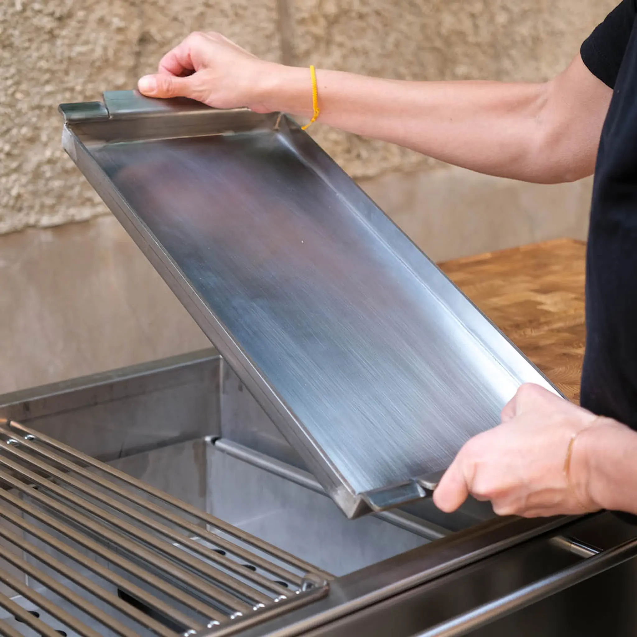 Looft Stekhäll 25x48 cm rostfritt stål