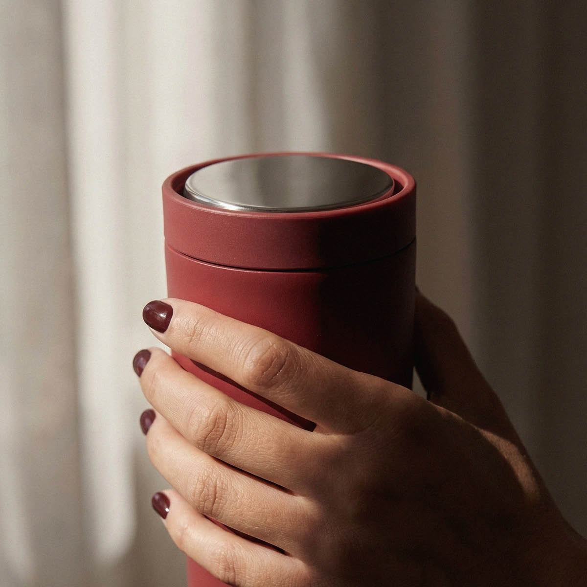 Stelton To Go Click termosmugg 40 cl soft cherry red