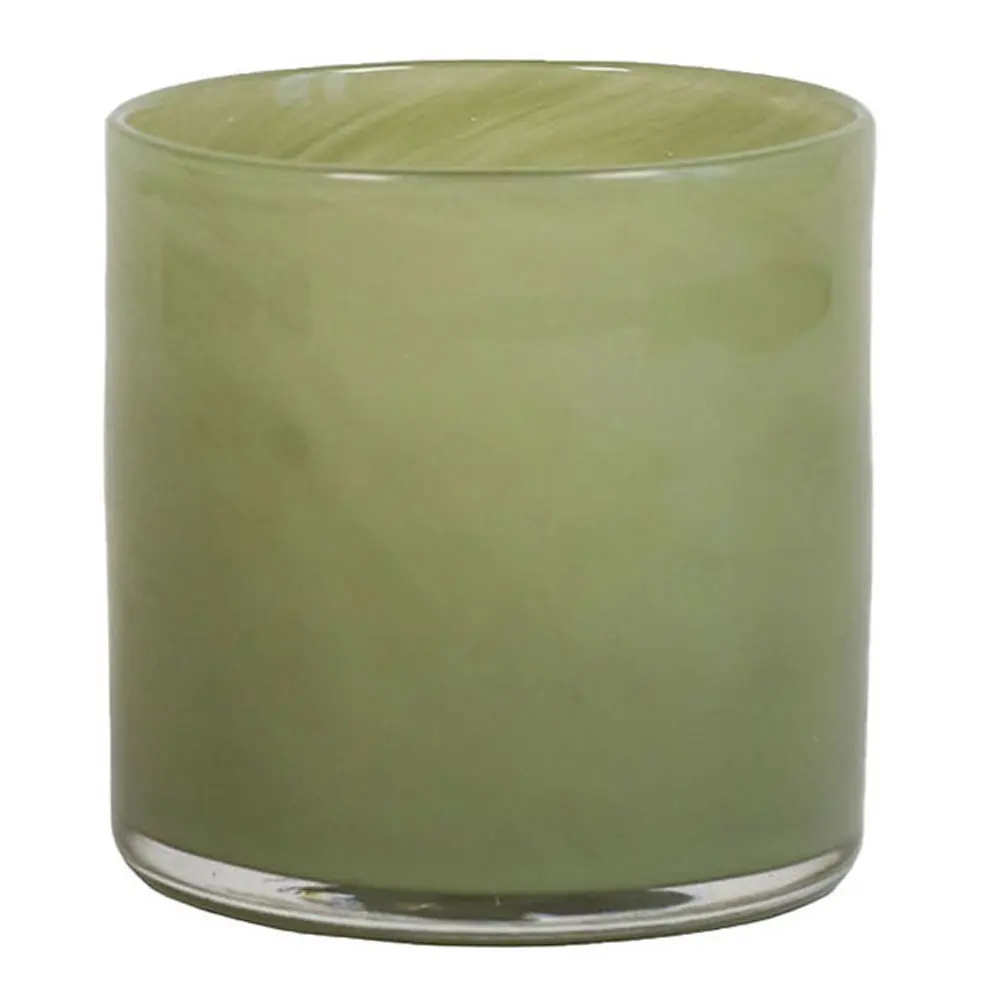 Lyrik Kynttilälyhty 10x10 cm Olive Green