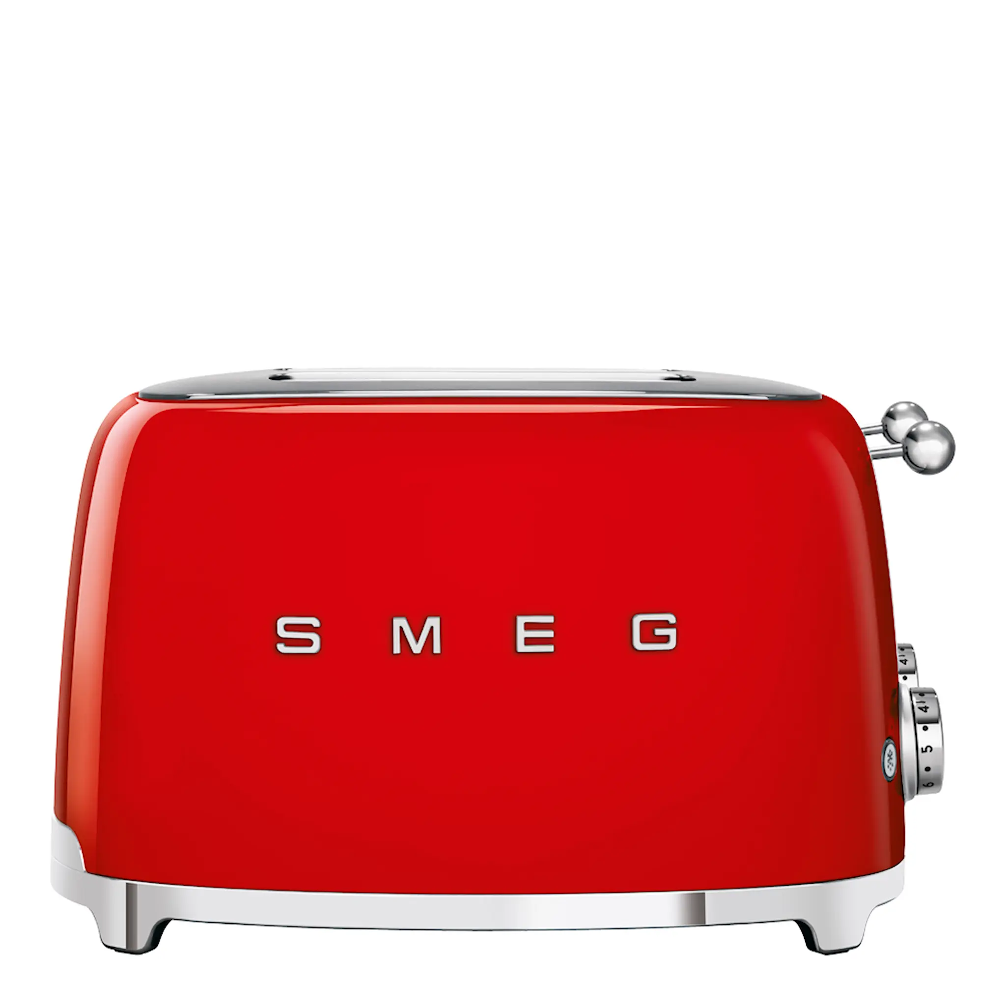 Smeg Smeg Brödrost 4 skivor TSF02 kvadrat Röd